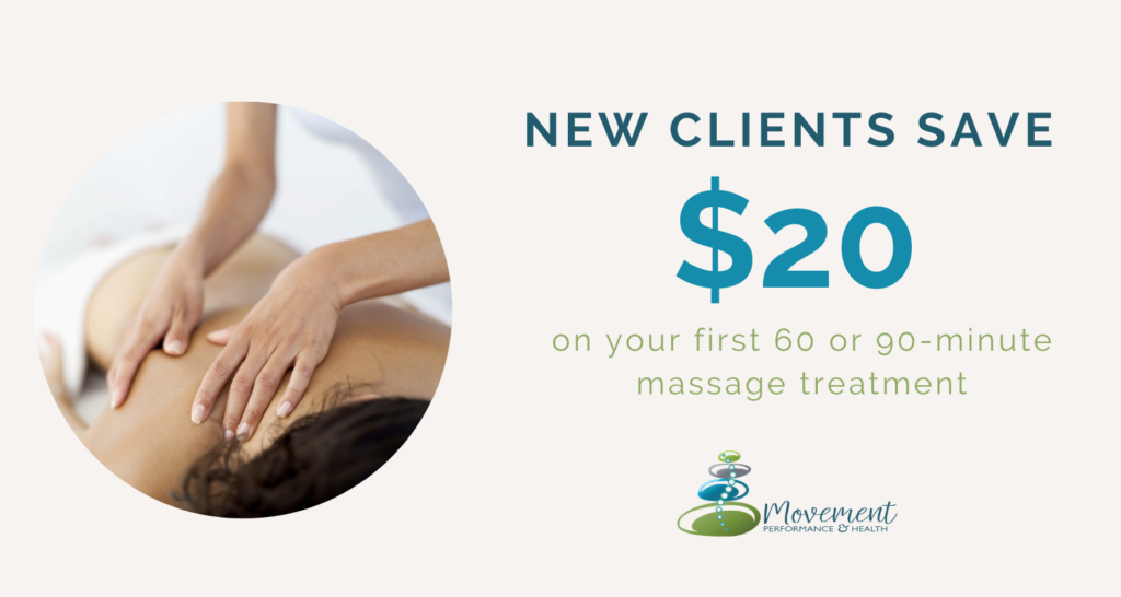 Calgary Massage Offer new clients save on first massage treatment $20